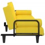 Sofa bed with armrests light yellow fabric by vidaXL, Sofas - Ref: Foro24-351935, Price: 234,87 €, Discount: %