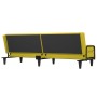 Sofá cama con reposabrazos tela amarillo claro de vidaXL, Sofás - Ref: Foro24-351935, Precio: 234,99 €, Descuento: %