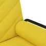 Sofá cama con reposabrazos tela amarillo claro de vidaXL, Sofás - Ref: Foro24-351935, Precio: 234,99 €, Descuento: %