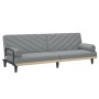 Sofá cama con reposabrazos tela gris claro de vidaXL, Sofás - Ref: Foro24-351931, Precio: 235,15 €, Descuento: %