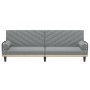 Sofá cama con reposabrazos tela gris claro de vidaXL, Sofás - Ref: Foro24-351931, Precio: 235,15 €, Descuento: %