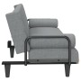 Schlafsofa mit Armlehnen aus hellgrauem Stoff von vidaXL, Sofas - Ref: Foro24-351931, Preis: 235,15 €, Rabatt: %