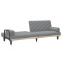 Sofa bed with armrests light gray fabric by vidaXL, Sofas - Ref: Foro24-351931, Price: 235,99 €, Discount: %