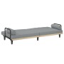 Sofá cama con reposabrazos tela gris claro de vidaXL, Sofás - Ref: Foro24-351931, Precio: 235,15 €, Descuento: %