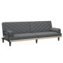 Sofá cama con reposabrazos tela gris oscuro de vidaXL, Sofás - Ref: Foro24-351932, Precio: 235,15 €, Descuento: %