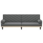 Sofá cama con reposabrazos tela gris oscuro de vidaXL, Sofás - Ref: Foro24-351932, Precio: 235,15 €, Descuento: %