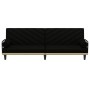 Sofá cama con reposabrazos tela negro de vidaXL, Sofás - Ref: Foro24-351933, Precio: 237,99 €, Descuento: %