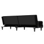 Sofá cama con reposabrazos tela negro de vidaXL, Sofás - Ref: Foro24-351933, Precio: 237,99 €, Descuento: %