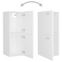 White engineered wood bathroom furniture set by vidaXL, Bathroom furniture - Ref: Foro24-3070928, Price: 173,31 €, Discount: %