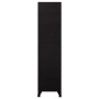 Black steel locker 90x40x180 cm by vidaXL, Lockers and storage cabinets - Ref: Foro24-339822, Price: 466,70 €, Discount: %