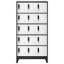 Anthracite gray and white steel locker 90x40x180 cm by vidaXL, Lockers and storage cabinets - Ref: Foro24-339824, Price: 327,...