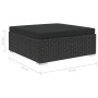 Garden furniture and cushions set 5 pieces black synthetic rattan by vidaXL, Garden sets - Ref: Foro24-46753, Price: 403,16 €...