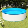 Piscina de chapoteo blanca 350x90 cm de vidaXL, Piscinas - Ref: Foro24-92807, Precio: 372,56 €, Descuento: %