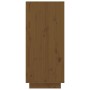 Armario zapatero madera maciza de pino marrón miel 60x35x80 cm de vidaXL, Zapateros y organizadores de calzado - Ref: Foro24-...