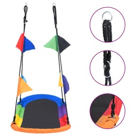 Nest swing with flags 165x70 cm by vidaXL, Swings and seesaws - Ref: Foro24-93155, Price: 114,31 €, Discount: %