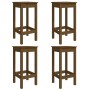 High garden table and stools 5 pieces honey brown pine wood by vidaXL, Garden sets - Ref: Foro24-3154733, Price: 220,14 €, Di...