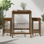 Garden table and high stools 3 pieces honey brown pine wood by vidaXL, Garden sets - Ref: Foro24-3154728, Price: 162,22 €, Di...