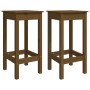 Garden table and high stools 3 pieces honey brown pine wood by vidaXL, Garden sets - Ref: Foro24-3154728, Price: 162,22 €, Di...