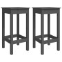 3-piece gray pine wood garden table and high stools set by vidaXL, Garden sets - Ref: Foro24-3154727, Price: 160,12 €, Discou...