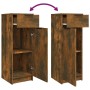 Set muebles de baño 5 piezas madera contrachapada roble ahumado de vidaXL, Muebles de baño - Ref: Foro24-3115857, Precio: 289...