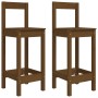 Garden table and high stools 3 pieces honey brown pine wood by vidaXL, Garden sets - Ref: Foro24-3154738, Price: 176,59 €, Di...