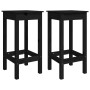 Garden table set and high stools 3 pieces black pine wood by vidaXL, Garden sets - Ref: Foro24-3154729, Price: 192,16 €, Disc...