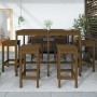 Garden table and high stools 7 pieces honey brown pine wood by vidaXL, Garden sets - Ref: Foro24-3154758, Price: 346,81 €, Di...