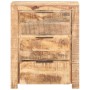 Aparador de madera de mango rugosa 59x33x75 cm de vidaXL, Aparadores - Ref: Foro24-320215, Precio: 216,99 €, Descuento: %