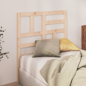 Solid pine wood bed headboard 96x4x104 cm by vidaXL, Headboards and footboards - Ref: Foro24-818170, Price: 21,44 €, Discount: %