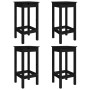 5-piece black pine wood garden table and high stools set by vidaXL, Garden sets - Ref: Foro24-3154749, Price: 302,34 €, Disco...