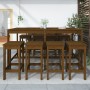 Garden table and high stools 9 pcs honey brown pine wood by vidaXL, Garden sets - Ref: Foro24-3154768, Price: 436,28 €, Disco...