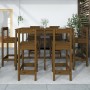 Garden table and high stools 7 pieces honey brown pine wood by vidaXL, Garden sets - Ref: Foro24-3154763, Price: 401,49 €, Di...