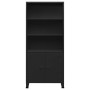 Estantería industrial acero negro 80x32x180 cm de vidaXL, Librerías y estanterías - Ref: Foro24-339631, Precio: 180,74 €, Des...