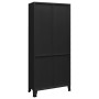 Estantería industrial acero negro 80x32x180 cm de vidaXL, Librerías y estanterías - Ref: Foro24-339631, Precio: 180,74 €, Des...