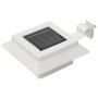 Lámparas solares cuadradas de exterior blancas 12 uds LED 12 cm de vidaXL, Iluminación de exterior - Ref: Foro24-277137, Prec...