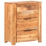 Aparador de madera maciza de acacia 59x33x75 cm de vidaXL, Aparadores - Ref: Foro24-320216, Precio: 189,21 €, Descuento: %