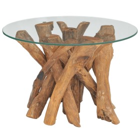 Couchtisch aus massivem Teakholz, 60 cm von vidaXL, Couchtisch - Ref: Foro24-243473, Preis: 214,99 €, Rabatt: %