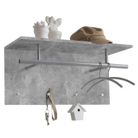 FMD Concrete gray wall coat rack 72x29.3x34.5 cm by FMD, Hat and coat racks - Ref: Foro24-426338, Price: 48,91 €, Discount: %