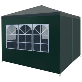 Carpa para fiestas verde 3x3 m de vidaXL, Carpas y cenadores - Ref: Foro24-45099, Precio: 96,52 €, Descuento: %