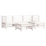 5-piece garden furniture set and white solid wood cushions by vidaXL, Garden sets - Ref: Foro24-3185802, Price: 492,74 €, Dis...