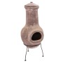 RedFire Salamanca Dark Red Clay Chiminea 36x36x85 cm by RedFire, Chimneys - Ref: Foro24-423893, Price: 182,29 €, Discount: %