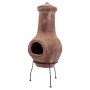 RedFire Salamanca Dark Red Clay Chiminea 36x36x85 cm by RedFire, Chimneys - Ref: Foro24-423893, Price: 182,29 €, Discount: %