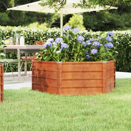 Rusty Corten steel flower bed 129x129x45 cm by vidaXL, Pots and planters - Ref: Foro24-151946, Price: 68,99 €, Discount: %