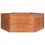 Rusty Corten steel flower bed 129x129x45 cm by vidaXL, Pots and planters - Ref: Foro24-151946, Price: 68,99 €, Discount: %