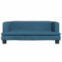 Blaues Kindersofa aus Samt, 80x45x30 cm von vidaXL, Baby- und Kleinkindmöbel - Ref: Foro24-3196305, Preis: 71,99 €, Rabatt: %