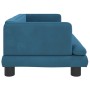 Blaues Kindersofa aus Samt, 80x45x30 cm von vidaXL, Baby- und Kleinkindmöbel - Ref: Foro24-3196305, Preis: 71,99 €, Rabatt: %