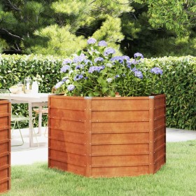 Arriate oxidado de acero corten 129x129x77 cm de vidaXL, Maceteros y jardineras - Ref: Foro24-151947, Precio: 97,09 €, Descue...