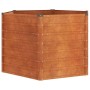 Arriate oxidado de acero corten 129x129x77 cm de vidaXL, Maceteros y jardineras - Ref: Foro24-151947, Precio: 85,20 €, Descue...