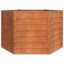 Arriate oxidado de acero corten 129x129x77 cm de vidaXL, Maceteros y jardineras - Ref: Foro24-151947, Precio: 85,20 €, Descue...