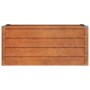 Arriate oxidado de acero corten 100x40x45 cm de vidaXL, Maceteros y jardineras - Ref: Foro24-151950, Precio: 43,15 €, Descuen...